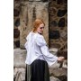 Klassische Mittelalterbluse "Emma" Weiß S/M