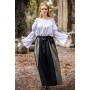 Klassische Mittelalterbluse "Emma" Weiß L/XL