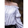 Klassische Mittelalterbluse "Emma" Weiß XXL