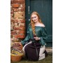 Klassische Mittelalterbluse "Emma" Grün S/M