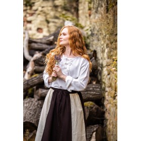 Mittelalter Bluse "Tilda" Weiß XL