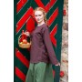 Mittelalter Bluse "Tilda" Braun S