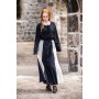 Mittelalter Bluse "Tilda" Schwarz S