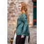 Klassische Mittelalterbluse "Emma" Grün L/XL