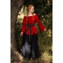 Klassische Mittelalterbluse "Emma" Rot XXXL