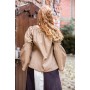 Klassische mittelalter-Baumwollbluse "Coletta" Braun XXL