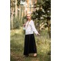 Mittelalterbluse "Edith" Weiß L