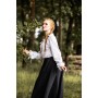 Mittelalterbluse "Edith" Weiß L