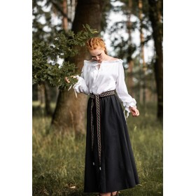Mittelalterbluse "Edith" Weiß M