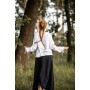 Mittelalterbluse "Edith" Weiß M