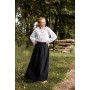 Mittelalterbluse "Edith" Weiß S
