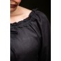 Mittelalterbluse "Edith" Schwarz M