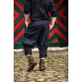 Kniebundhose mit Unterbeinschnürung "Laurence" Schwarz XL