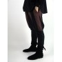 Wikingerhose mit Beinschnürung "Magnus" Schwarz/Braun S