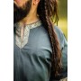 Wikinger Tunika kurzarm "Njal" Blau XXXL