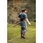 Wikinger Tunika kurzarm "Njal" Blau M