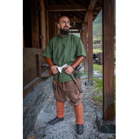 Wikinger-Kurzarmtunika "Olaf" Grün XL