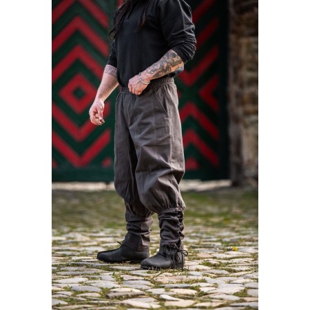 Hose "Tiago" mit Beinschnürung Braun XXXL
