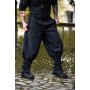Hose "Tiago" mit Beinschnürung Schwarz L