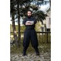 Hose "Tiago" mit Beinschnürung Schwarz S