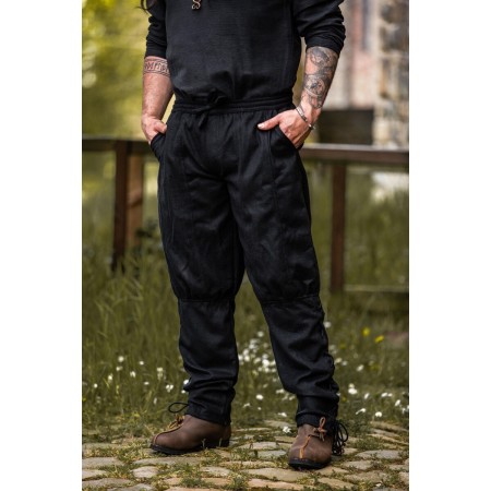 Wikinger-Wollhose "Jorgen" Schwarz M