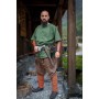 Wikinger-Kurzarmtunika "Olaf" Grün S