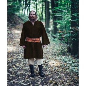 Klassische Wikinger Tunika "Thor" Dunkelbraun XL