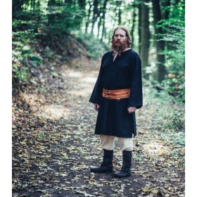Klassische Wikinger Tunika "Thor" Schwarz XXXL