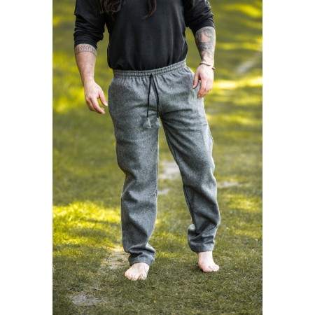 Rustikale Wollhose "Harald" Grau S