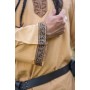 Tunika mit Bordüre "Halvor" Honigbraun M