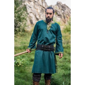 Tunika mit Bordüre "Halvor" Grün M