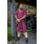 Kurzarmtunika mit Bordüre "Richard" Rot S