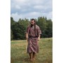Kurzarmtunika mit Bordüre "Richard" Kastanie XL