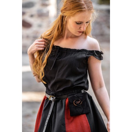 Ärmellose Sommerbluse "Adele" Schwarz XXL