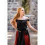 Ärmellose Sommerbluse "Adele" Schwarz XS