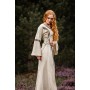 Mittelalter Baumwollkleid "Angie" Natur S