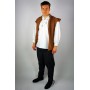 Klassischer Wams "Charles" Tabakbraun S