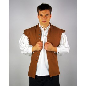Klassischer Wams "Charles" Tabakbraun XXL
