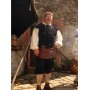 Gefütterter Samtwams "Heinrich" Schwarz L