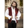 Edler Samt-Wams "Pierre" Rot XL
