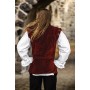 Edler Samt-Wams "Pierre" Rot XXL