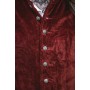 Edler Samt-Wams "Pierre" Rot XXXL