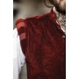 Edler Samt-Wams "Pierre" Rot XXXL