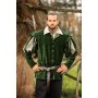 Landsknechtjacke mit geschlitzten Ärmeln "Brandolf" Grün S
