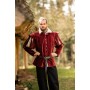 Landsknechtjacke mit geschlitzten Ärmeln "Brandolf" Rot S