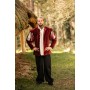Landsknechtjacke mit geschlitzten Ärmeln "Brandolf" Rot XL