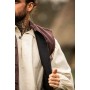 Weste aus handgewebter Baumwolle "Irvin" Braun XXL