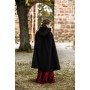 Cape médiévale pour Fille « Cecilia » – Noir
