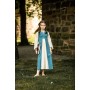 Robe pour fille « Elsa » bleu/naturel  Taille XS
