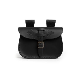 Wikinger Gürteltasche "Alba" Schwarz
